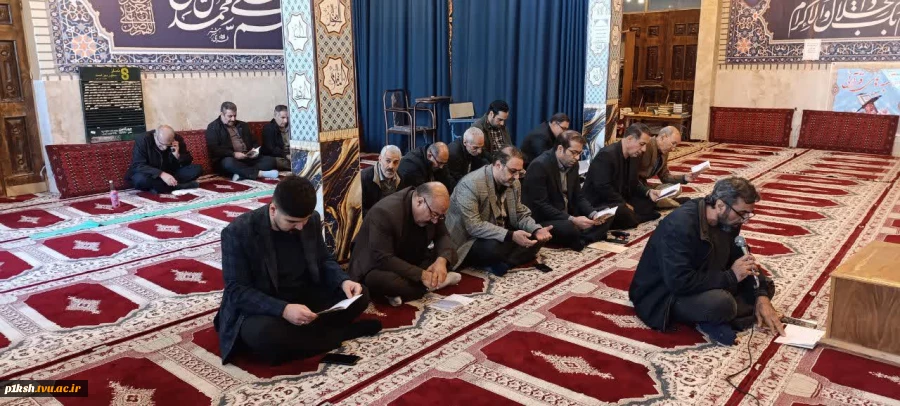 برگزاری مراسم زیارت عاشورا به مناسبت شهادت رهبر معظم انقلاب 4
