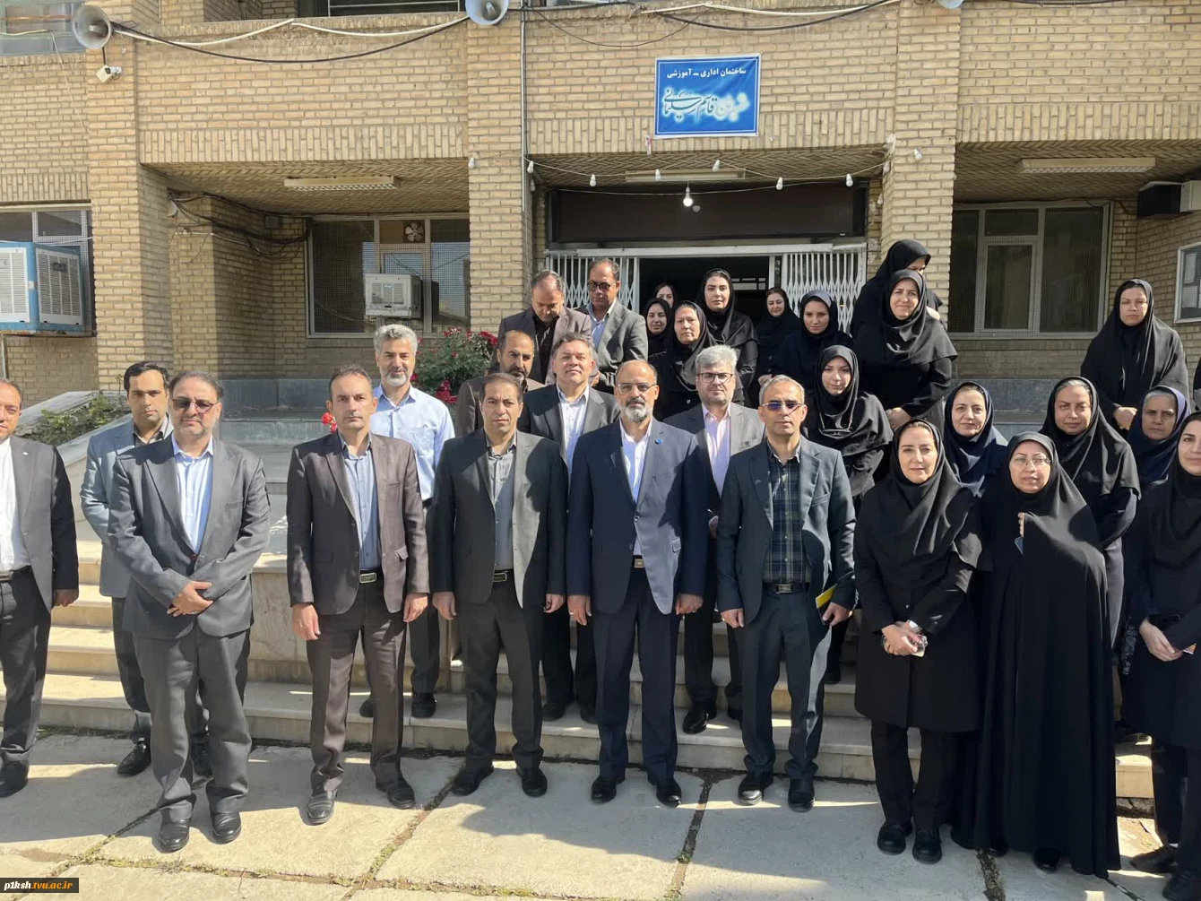 بازدید معاونت اداری مالی و مدیریت منابع دانشگاه، از آموزشکده دختران کرمانشاه