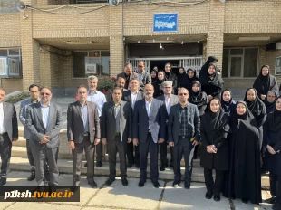 بازدید معاونت اداری مالی و مدیریت منابع دانشگاه، از آموزشکده دختران کرمانشاه 2