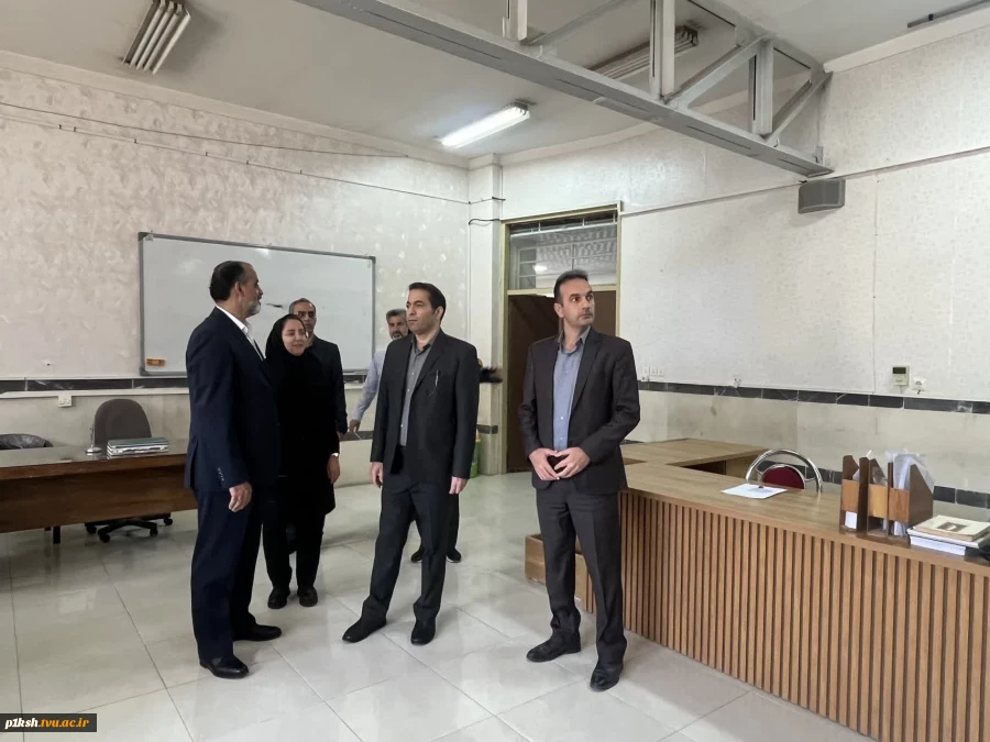بازدید معاونت اداری مالی و مدیریت منابع دانشگاه، از آموزشکده دختران کرمانشاه 3