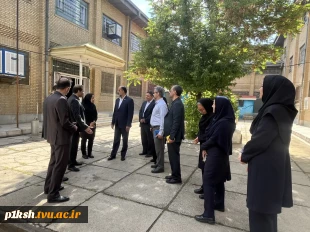 بازدید معاونت اداری مالی و مدیریت منابع دانشگاه، از آموزشکده دختران کرمانشاه 4