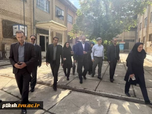 بازدید معاونت اداری مالی و مدیریت منابع دانشگاه، از آموزشکده دختران کرمانشاه 7
