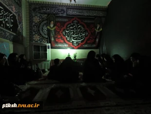 برگزاری مراسم سیاه پوشان محرم و یادبود رهبر شهید انقلاب در دانشگاه ملی مهارت استان کرمانشاه 4