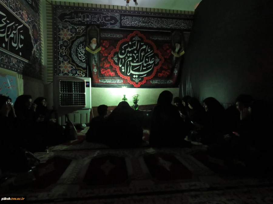 برگزاری مراسم سیاه پوشان محرم و یادبود رهبر شهید انقلاب در دانشگاه ملی مهارت استان کرمانشاه 4