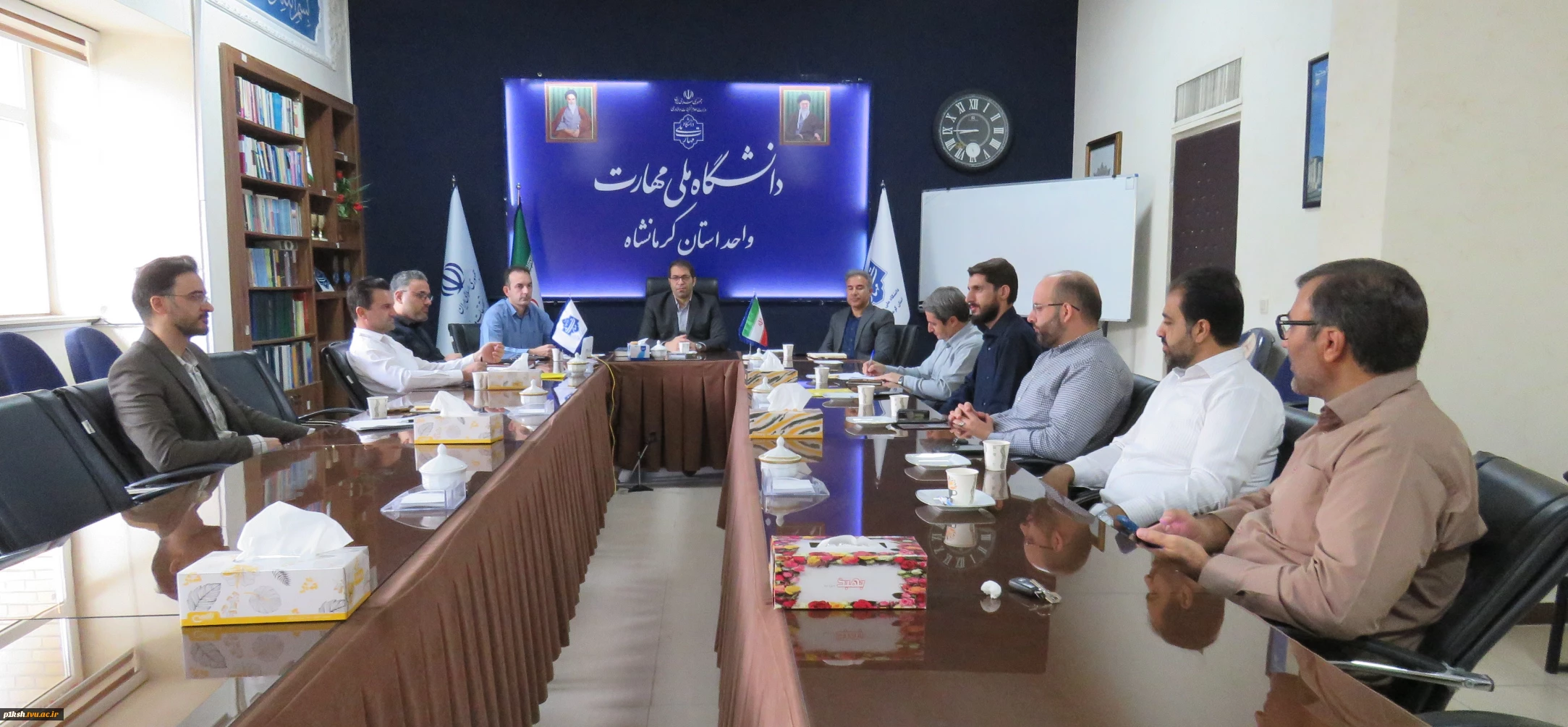 برگزاری جلسه هم اندیشی با مدیران گروه آموزشکده پسران کرمانشاه